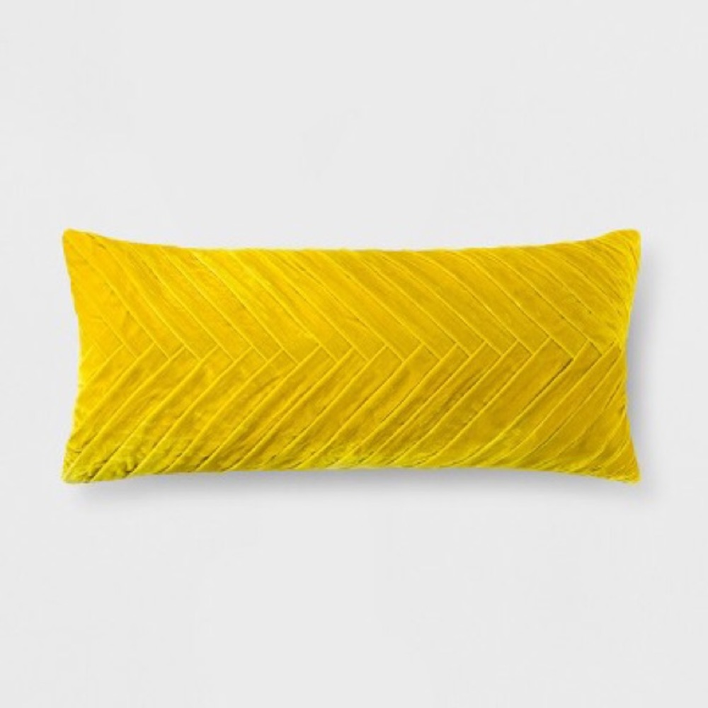 ISO opalhouse velvet pillow target citron